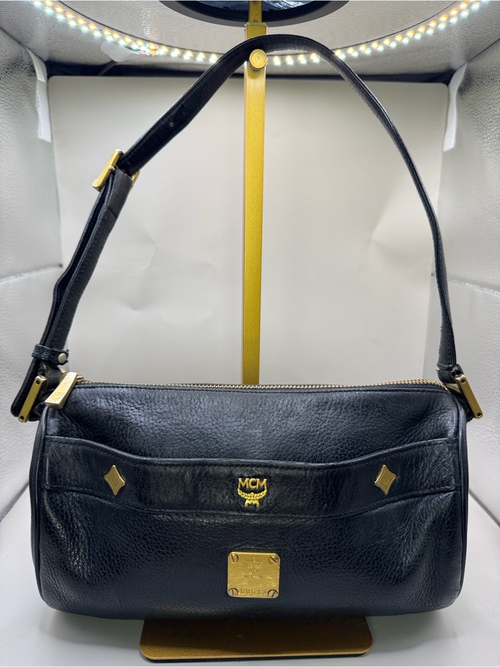 MCM Germany Vintage Papillon Small Shoulder Bag